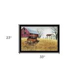 Granddads Old Truck 11 Black Framed Print Wall Art