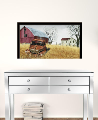 Granddads Old Truck 11 Black Framed Print Wall Art