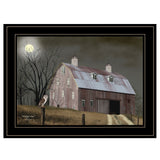 Midnight Moon 3 Black Framed Print Wall Art