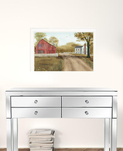 Summer In The Country 3 White Framed Print Wall Art