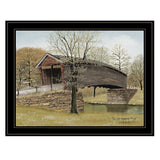 The Old Humpback Bridge 4 Black Framed Print Wall Art