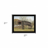 The Old Humpback Bridge 4 Black Framed Print Wall Art