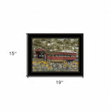 Pottersburg Bridge 2 Black Framed Print Wall Art