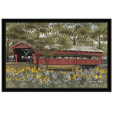 Pottersburg Bridge 7 Black Framed Print Wall Art