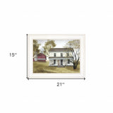 Summer Afternoon 2 White Framed Print Wall Art