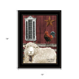 Good Morning 2 Black Framed Print Wall Art