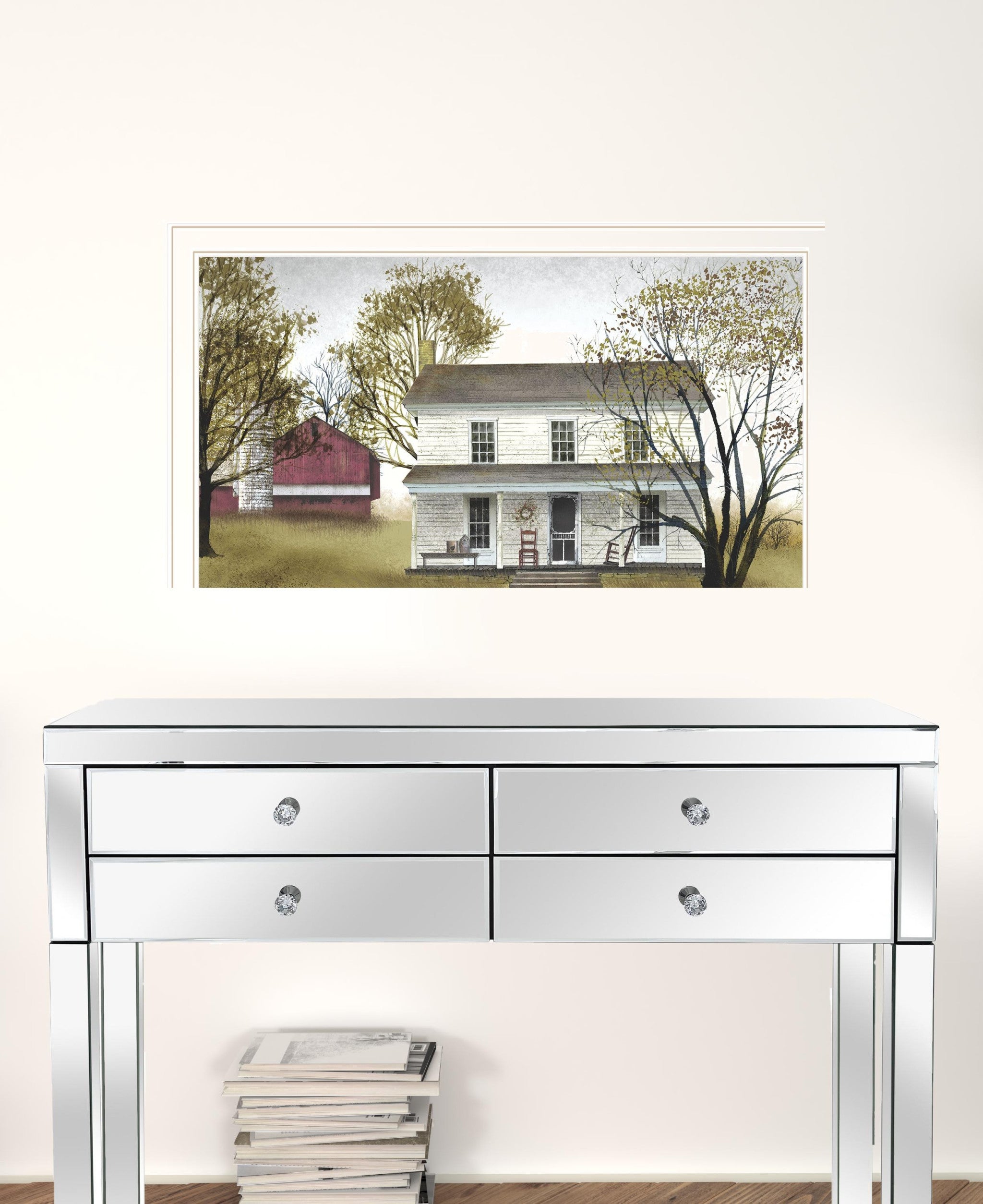 Summer Afternoon 3 White Framed Print Wall Art