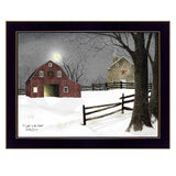 Light In The Stable 2 Black Framed Print Wall Art