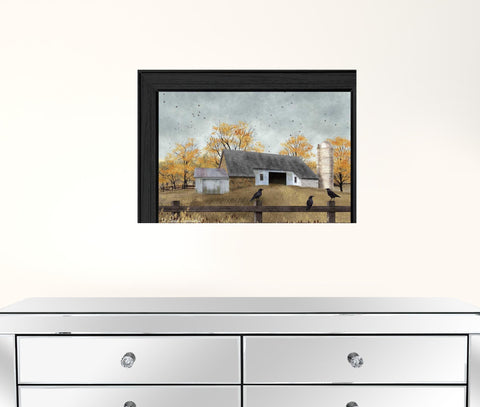 A Casual Conversation 2 Black Framed Print Wall Art