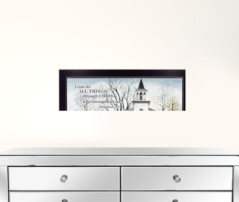 I Can Do All Things 1 Black Framed Print Wall Art