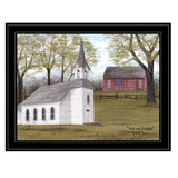 Faith And Freedom 5 Black Framed Print Wall Art