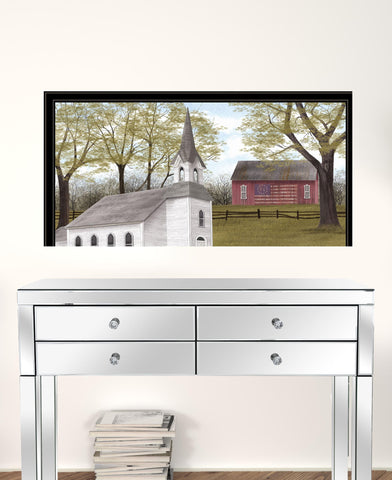 Faith And Freedom 7 Black Framed Print Wall Art