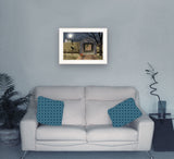 Sleepy Hollow Bridge 1 White Framed Print Wall Art