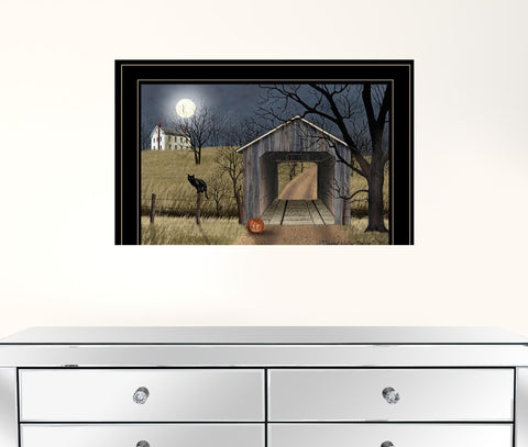 Sleepy Hollow Bridge 2 Black Framed Print Wall Art