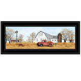 Autumn On Farm 2 Black Framed Print Wall Art