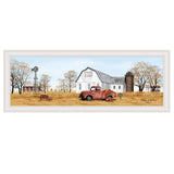 Autumn On Farm 3 White Framed Print Wall Art