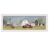 Spring On The Farm 3 White Framed Print Wall Art