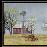 Spring On The Farm 4 Black Framed Print Wall Art