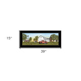 Summer On The Farm 4 Black Framed Print Wall Art