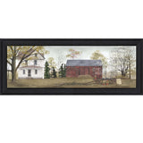 Spring Flowers On the Farm 1 Black Framed Print Wall Art