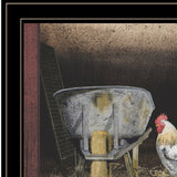 Chicken Feed 2 Black Framed Print Wall Art