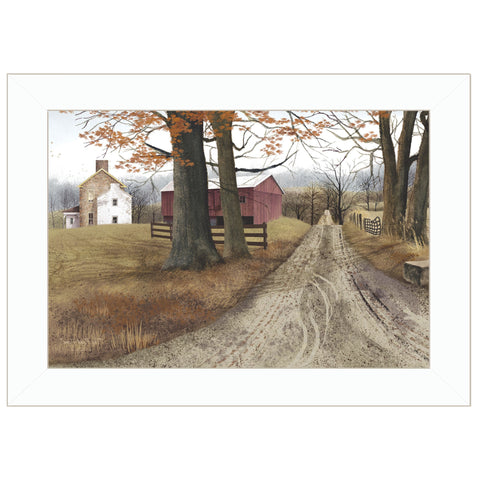 The Road Home 5 White Framed Print Wall Art