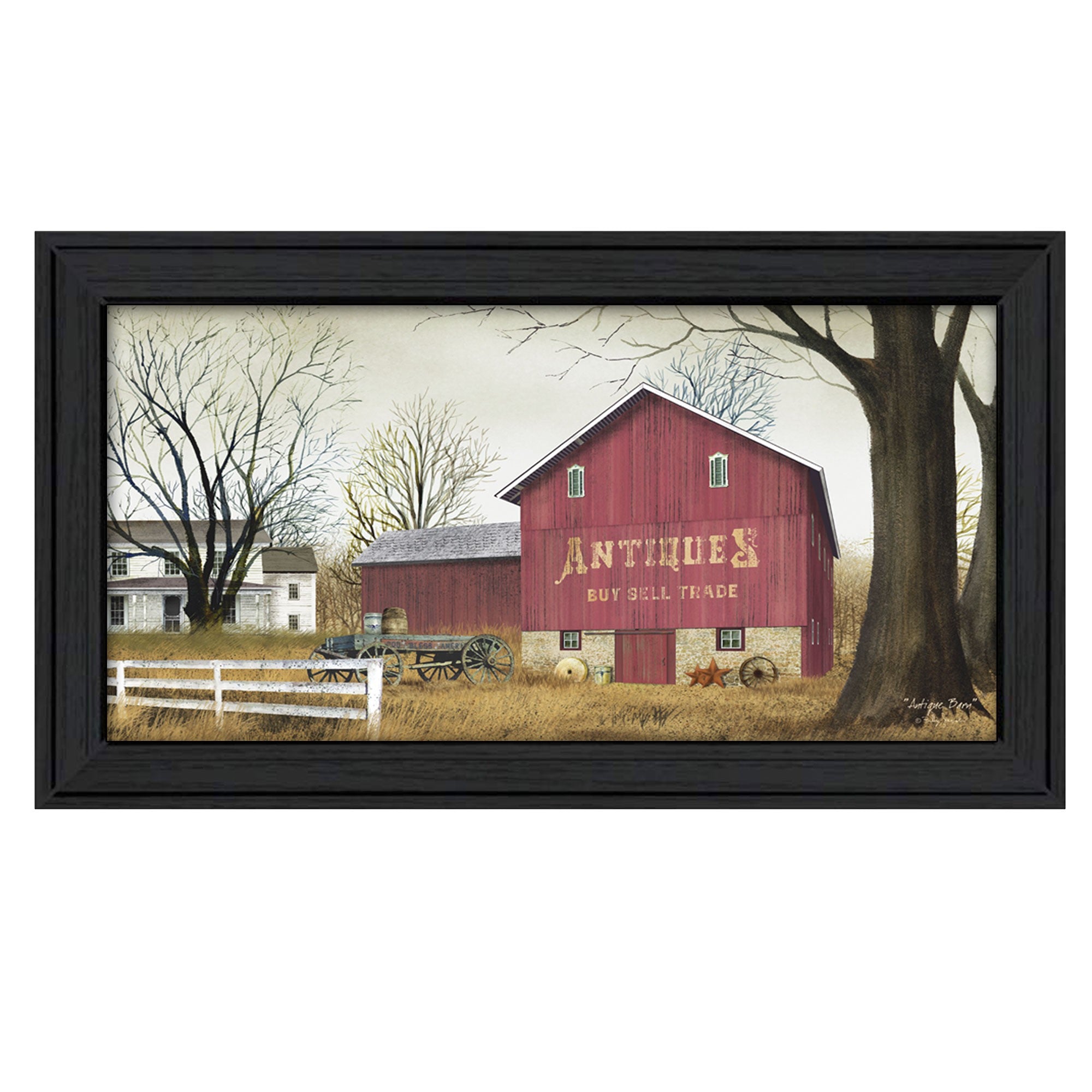 Antique Barn 4 Black Framed Print Wall Art