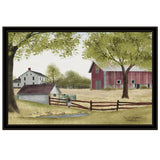 The Old Spring House 6 Black Framed Print Wall Art