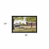 The Old Spring House 6 Black Framed Print Wall Art