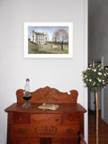 Spring At White House Farm 1 White Framed Print Wall Art