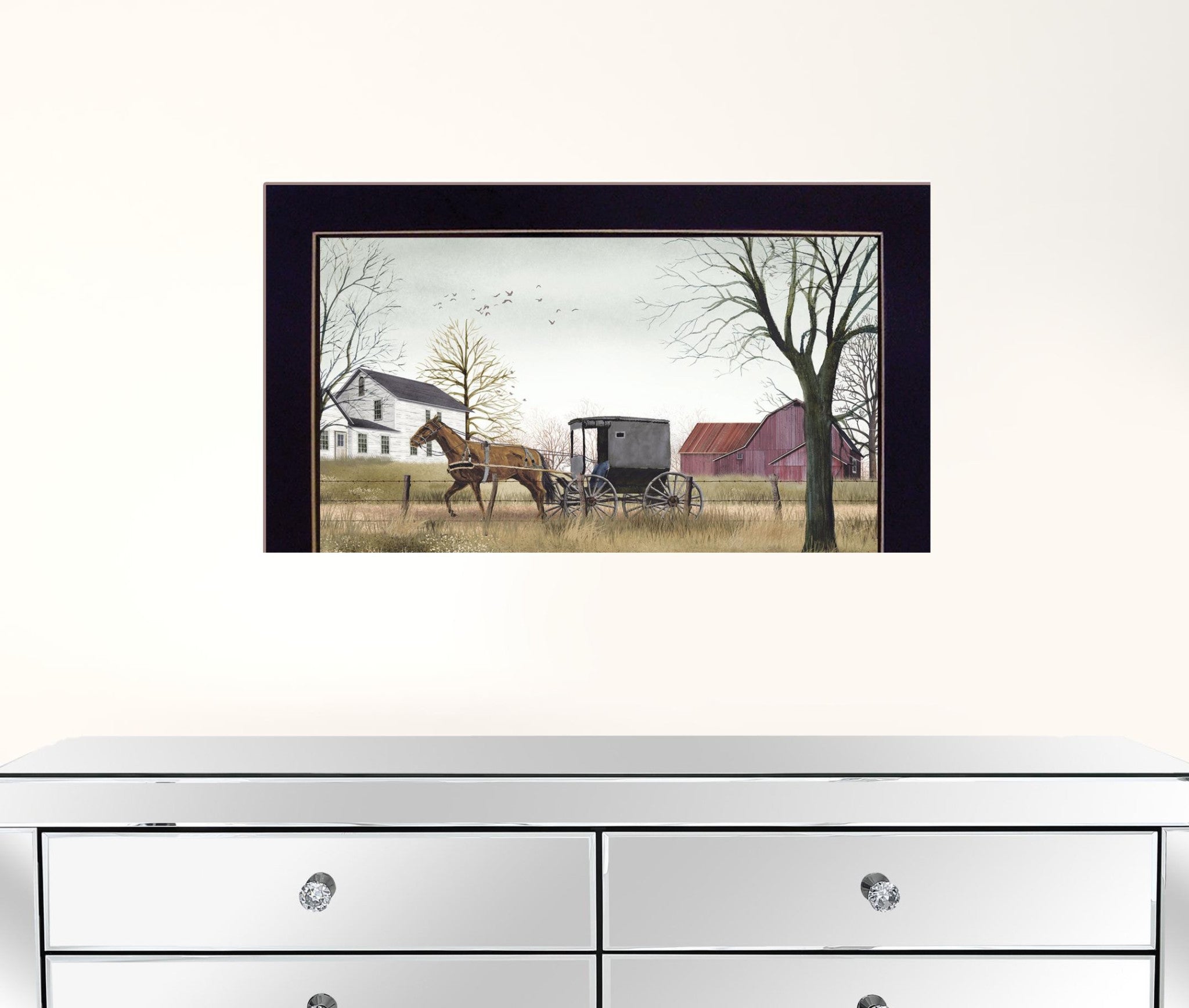 Goin To Market 4 Black Framed Print Wall Art