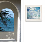 Sailing White Waters 2 White Framed Print Wall Art