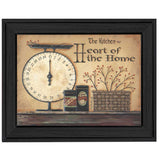 Heart Of The Home 3 Black Framed Print Wall Art