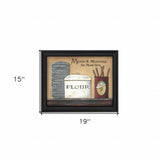 Meals And Memories Black Framed Print Wall Art