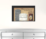 Meals And Memories Black Framed Print Wall Art