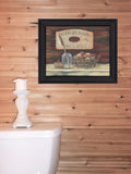 Handmade Soaps 1 Black Framed Print Bathroom Wall Art