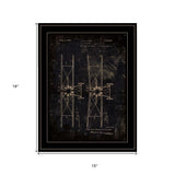 Airplane Patent I 2 Black Framed Print Wall Art