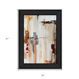 Falling Blocks 2 Black Framed Print Wall Art