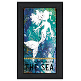 Under The Sea 2 Black Framed Print Wall Art