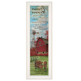 Farmers Prayer 1 White Framed Print Wall Art