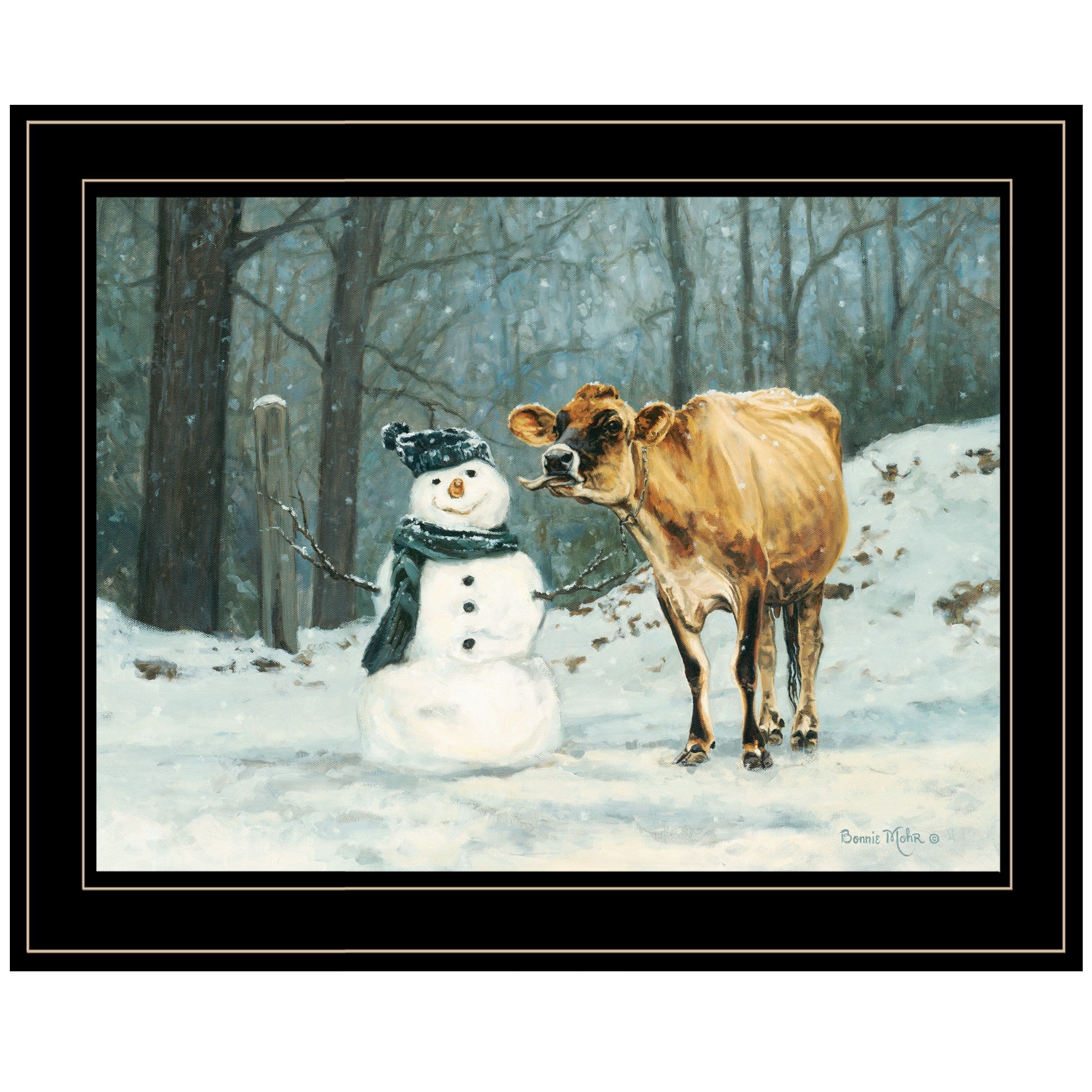 Well Hello There 2 Black Framed Print Wall Art