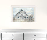 Rustic Beauty 1 White Framed Print Wall Art