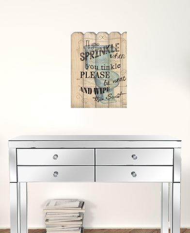 If You Sprinkle Unframed Print Bathroom Wall Art