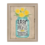 Sunshine 3 Brown Framed Print Wall Art