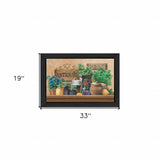 Antiques And Herbs 3 Black Framed Print Wall Art