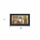 Antique Kitchen 3 Black Framed Print Wall Art