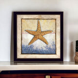 Starfish Black Framed Print Wall Art