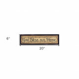 God Bless Our Home 1 Black Framed Print Wall Art