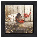 Playing Around 1 Black Framed Print Wall Art