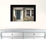 Parked Out Front 2 Black Framed Print Wall Art